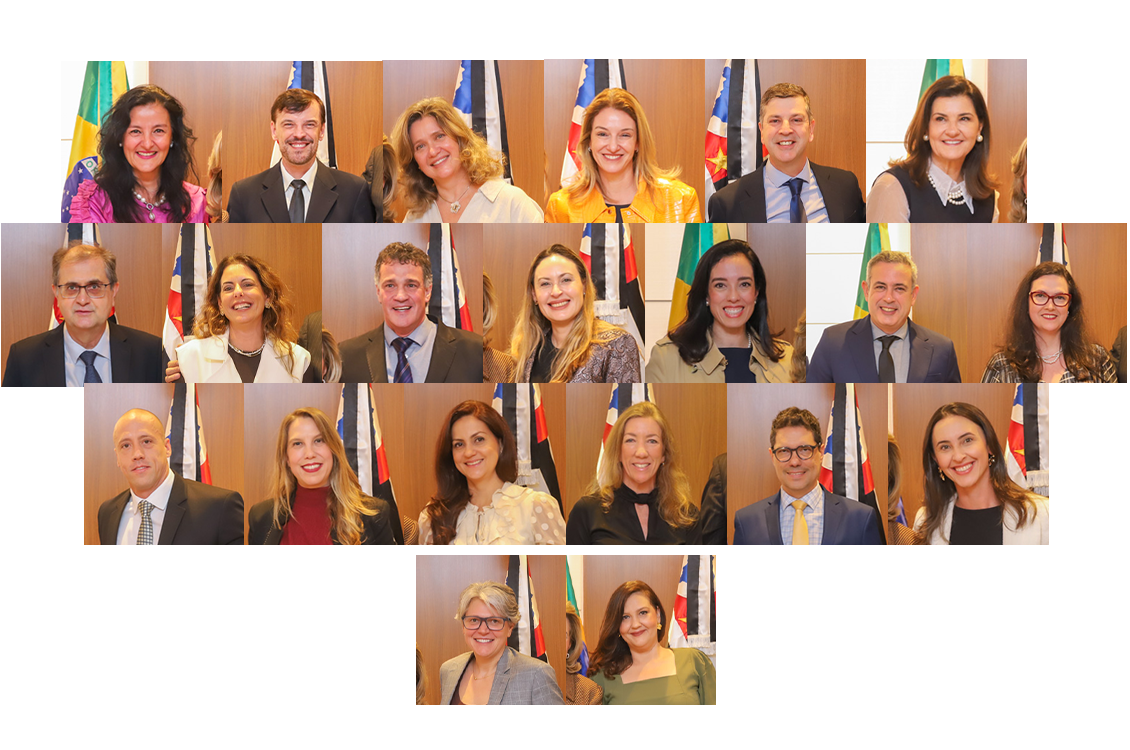 MURAL MEDALHAS JUIZES COM SERVIDORAS